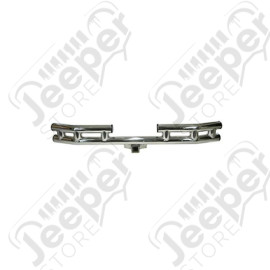 Tube Bumper, Rear, 3 Inch, Stainless Steel; 55-06 CJ/Wrangler YJ/TJ