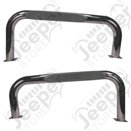 Tube Side Step, Stainless Steel; 76-86 Jeep CJ