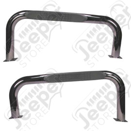 Tube Side Step, Stainless Steel; 87-06 Jeep Wrangler YJ/TJ