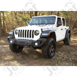 Spartacus Front Bumper, Black; 18-20 Jeep JL/JT