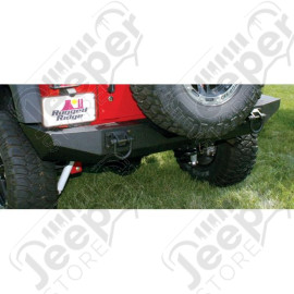 XHD Bumper, Rear, Textured Black; 07-18 Jeep Wrangler JK
