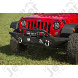 Spartan Bumper, Front, Standard Ends, Overrider; 07-18 Wrangler JK