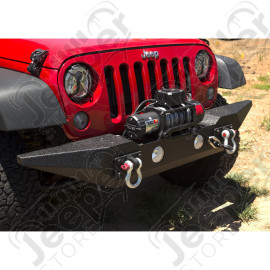 Spartan Bumper, Front, Standard Ends; 07-18 Jeep Wrangler JK