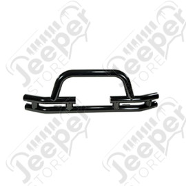 Double Tube Bumper, Front, 3 Inch, Winch Ready; 76-06 CJ/Wrangler