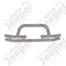 Tube Bumper, Front, 3 Inch, Titanium, Winch Ready; 76-06 CJ/Wrangler
