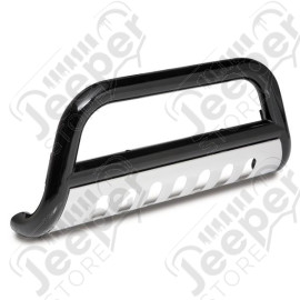 Bull Bar, 3 Inch, Black; 07-09 Jeep Wrangler JK