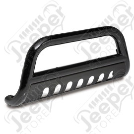 Bull Bar, 3 Inch, Black; 10-18 Jeep Wrangler JK