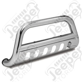 Bull Bar, 3 Inch, Stainless Steel; 07-09 Jeep Wrangler JK