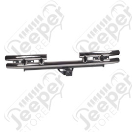 Tube Bumper, Rear, 3 Inch, Hitch; 87-06 Jeep Wrangler YJ/TJ