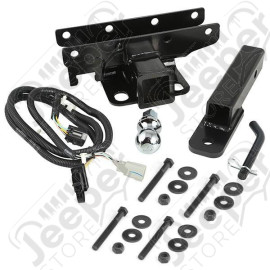 Trailer Hitch Kit, 1 7/8 Inch Ball; 07-18 Jeep Wrangler JK