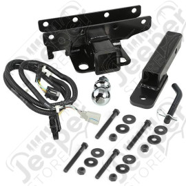Trailer Hitch Kit, 2 inch Ball; 07-18 Jeep Wrangler JK