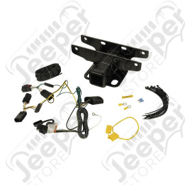 Receiver Hitch Kit w/ Wiring Harness; 18-20 JL