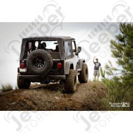 Spare Tire Carrier Mount, Heavy Duty; 87-06 Jeep Wrangler YJ/TJ