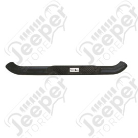 Tube Side Step Kit, Round, 3 Inch, Black; 07-18 Jeep Wrangler, 2 Door
