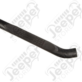 3-Inch Round Side Step, Blk; 18-20 Wrangler JL, 4Dr