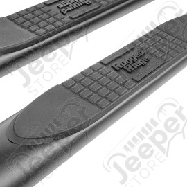 Kit marches pieds tubulaire ovale noir pour Jeep Gladiator JT
