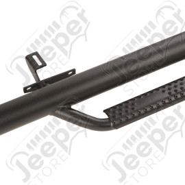 Spartan Nerf Bar Kit, Textured Black; 07-18 Jeep Wrangler JKU, 4 Door