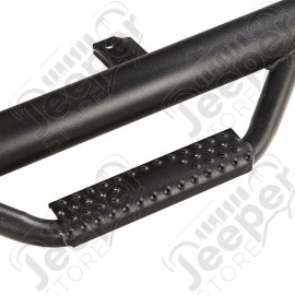 Spartan Nerf Bar Kit, Textured Black; 97-06 Jeep Wrangler TJ