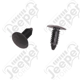 Fender Flare Extension Push Rivet; 87-95 Jeep Wrangler YJ