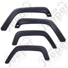 Fender Flare Kit, 4 Piece; 07-18 Jeep Wrangler JK