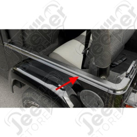 Baguettes de finition de tour de caisse pour Jeep Wrangler TJ