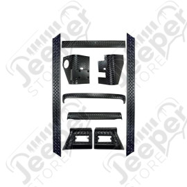 Body Armor Kit, Full, 9 Piece; 97-06 Jeep Wrangler TJ