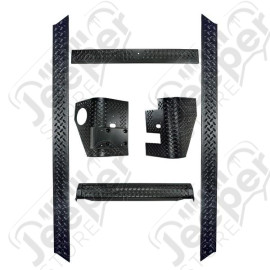 Body Armor Kit, 6 Piece; 97-06 Jeep Wrangler TJ