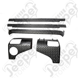 Body Armor Kit, 5 Piece; 07-18 Jeep Wrangler JK, 2 Door