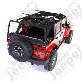 Sherpa Roof Rack; 07-18 Jeep Wrangler JKU, 4 Door