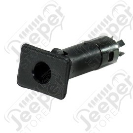 Half Door Insert Bushing, Black; 87-06 Jeep Wrangler YJ/TJ