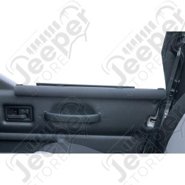 Half Door Armrest Kit, Black; 87-06 Jeep Wrangler YJ/TJ