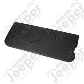 Door Interior Trim Panel, Left, Black; 82-95 Jeep CJ/Wrangler YJ