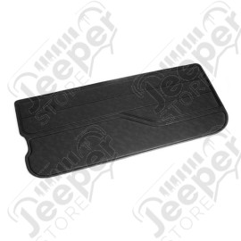 Door Interior Trim Panel, Right, Black; 82-95 Jeep CJ/Wrangler YJ