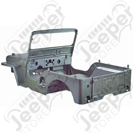 Body Tub Kit, Reproduction, Steel; 50-52 Willys M38