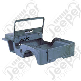 Body Tub, Reproduction, Steel; 49-53 Willys CJ3A