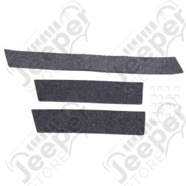 Radiator Felt Kit; 41-67 Willys/Jeep
