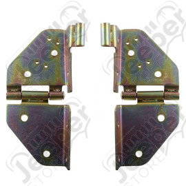 Windshield Hinge Kit; 76-86 Jeep CJ5/CJ7/CJ8 Scrambler