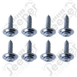 Dash Panel Screw Kit; 76-86 Jeep CJ5/CJ7/CJ8