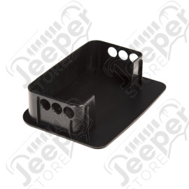 Stubby Bumper End Cap, Rear; 97-06 Jeep Wrangler TJ/LJ