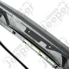 Spartan Grille, Satin Black; 07-18 Jeep Wrangler JK