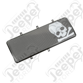 Spartan Grille Insert, Skull; 07-18 Jeep Wrangler JK
