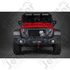 Spartan Grille Kit, Skull; 07-18 Jeep Wrangler JK