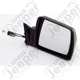 Door Mirror, Right, Black; 84-96 Jeep Cherokee XJ