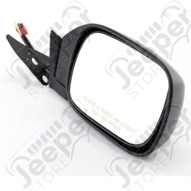 Door Mirror, Right, Black; 97-01 Jeep Cherokee XJ