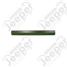 Bumper, Rear, Black; 84-96 Jeep Cherokee XJ