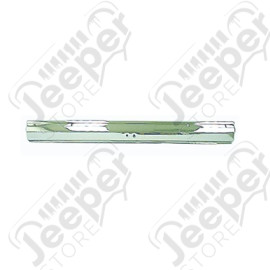 Bumper, Rear, Chrome; 84-96 Jeep Cherokee XJ