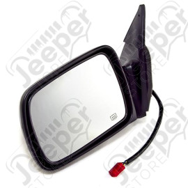Door Mirror, Left, Remote, Power, Heated; 93-95 Grand Cherokee ZJ