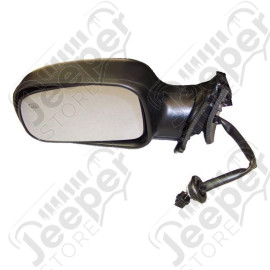 Door Mirror, Left, Remote, Power, Heated; 99-04 Grand Cherokee WJ