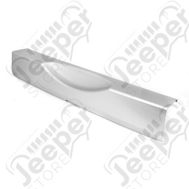 Bumper Applique, Rear, Silver; 07-18 Jeep Wrangler JK