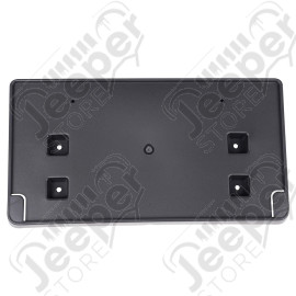 License Plate Bracket, Frnt Steel Bumper; 18-20 JL
